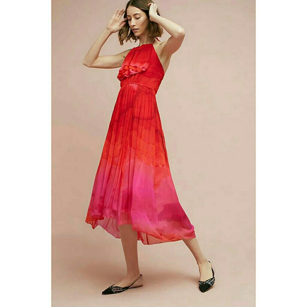 Tracy Reese Cascade Halter dress/ Worn once